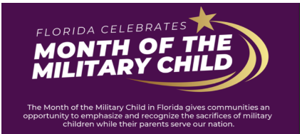 Purple up for military children